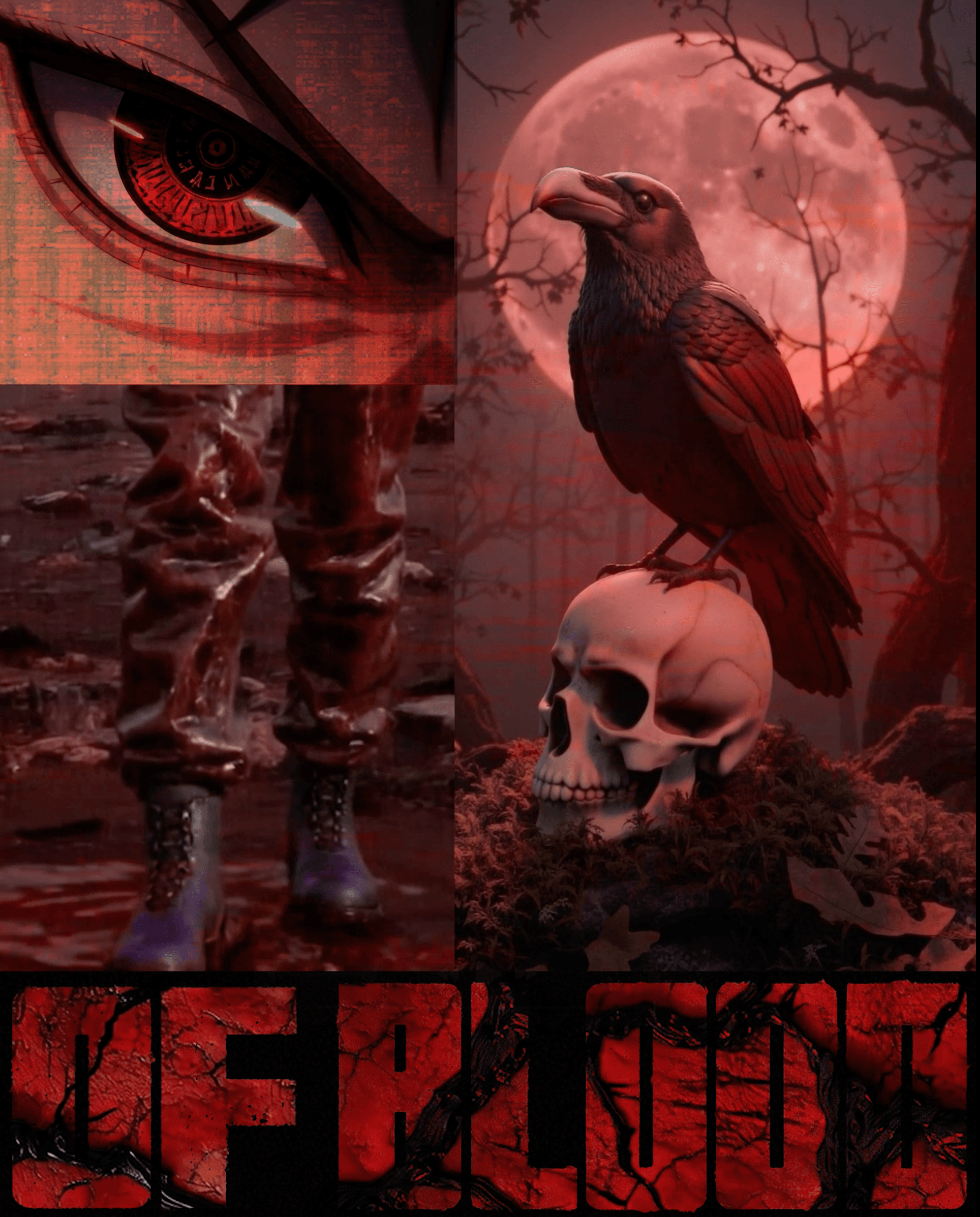 Collage of nightmares.