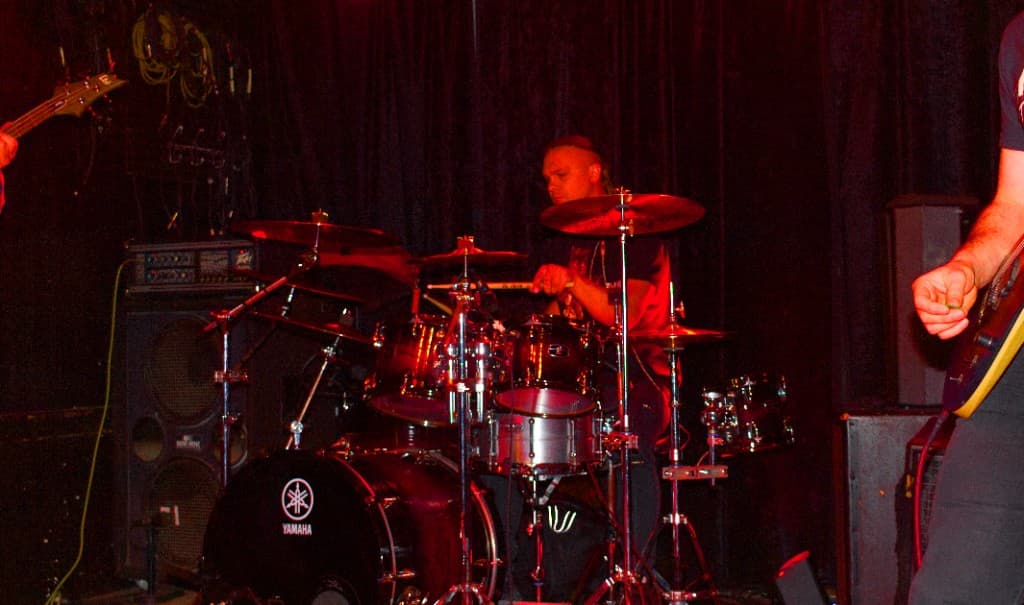 Artsiom on drums — Live Wire, Chicago, IL.