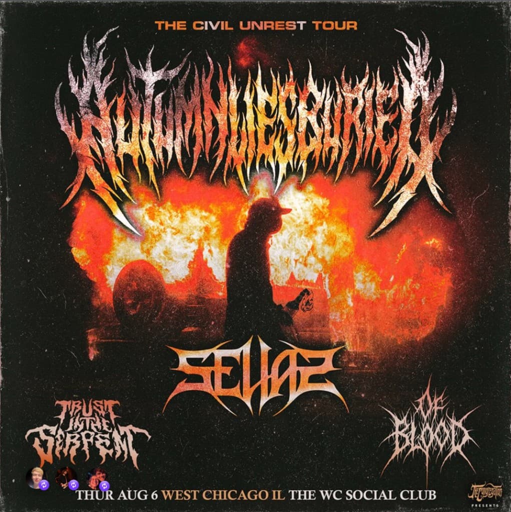 WC Social Club show flier